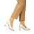 Pantofi dama cu toc albi din piele ecologica Crenta, 3 - Kalapod.net
